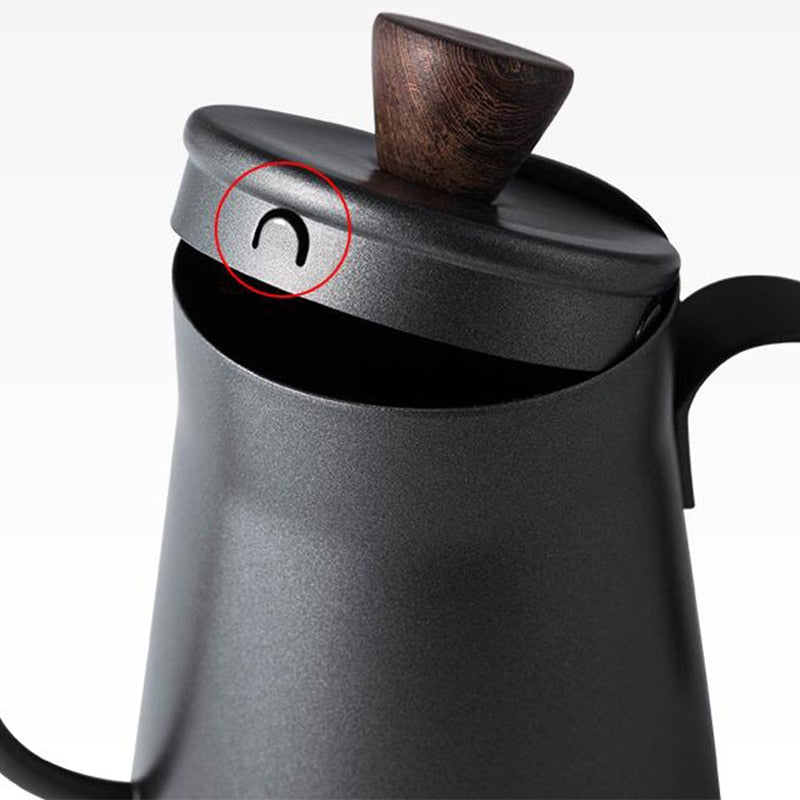 Drip Kettle Cafetière ou Théière Inox 400ML