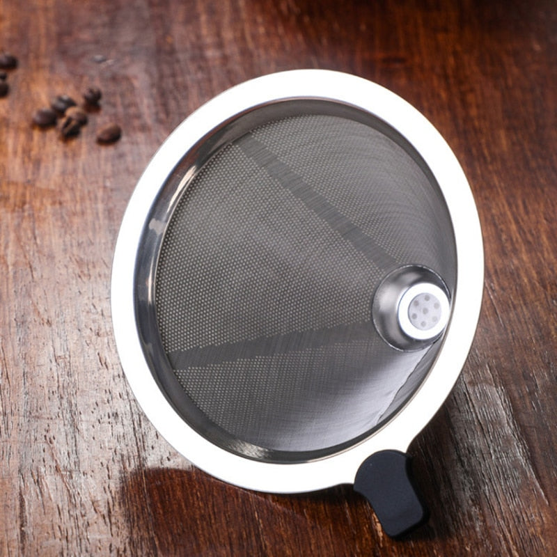 Cafetière filtre avec manchon en bois véritable
