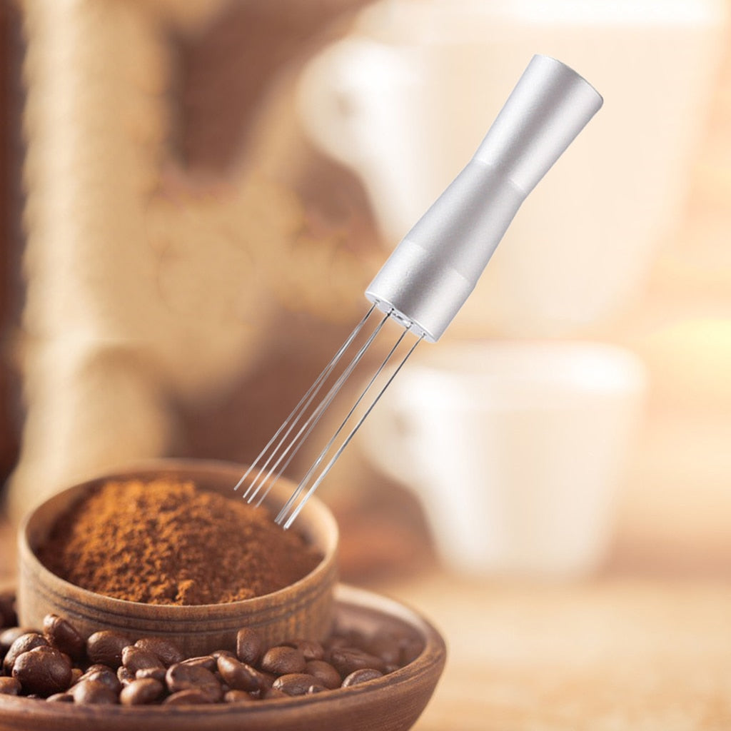 Outil de nivellement de poudre de café Aiguilles en acier inoxydable