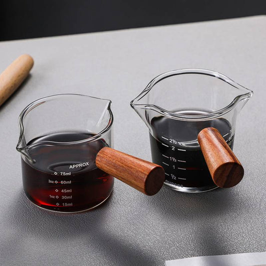 Espresso Measuring Cup With Handle & Measurements