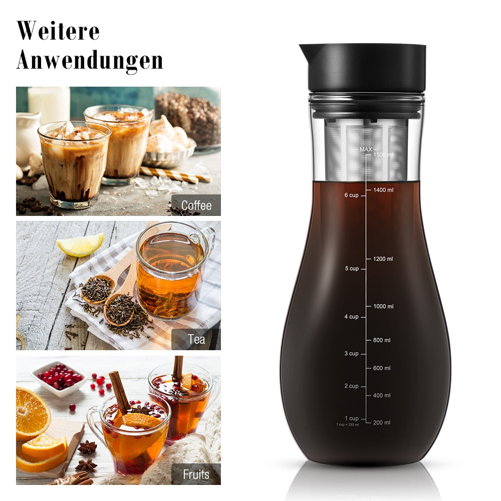 Cold Brew &amp; Iced Coffee Maker 1500ml