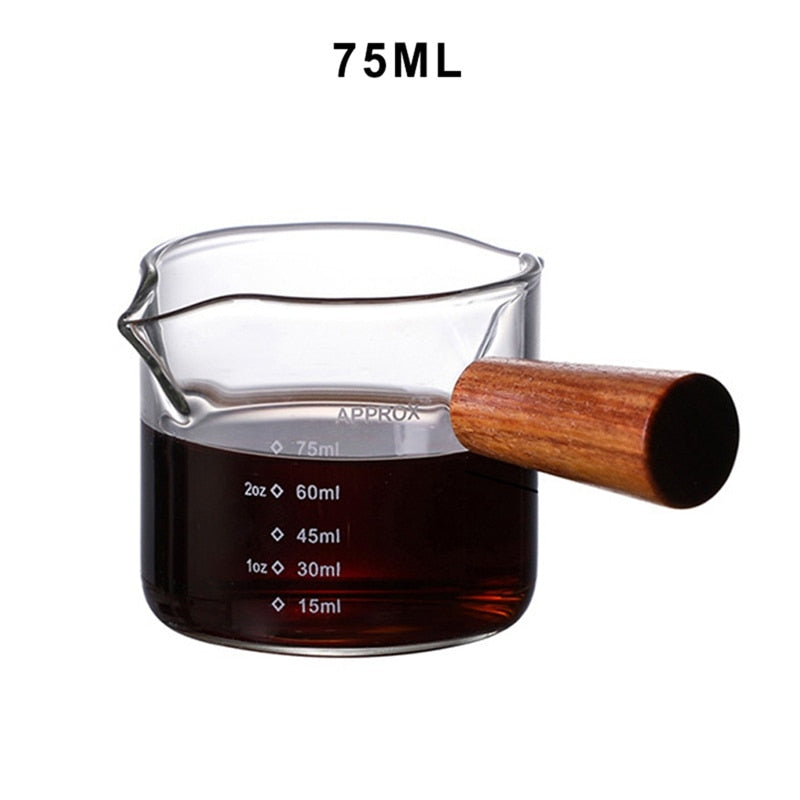 Espresso Measuring Cup With Handle & Measurements